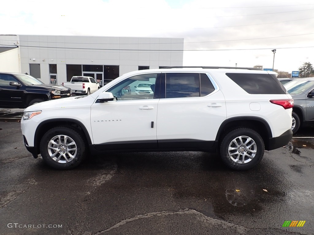 Summit White 2020 Chevrolet Traverse LT AWD Exterior Photo #136244375