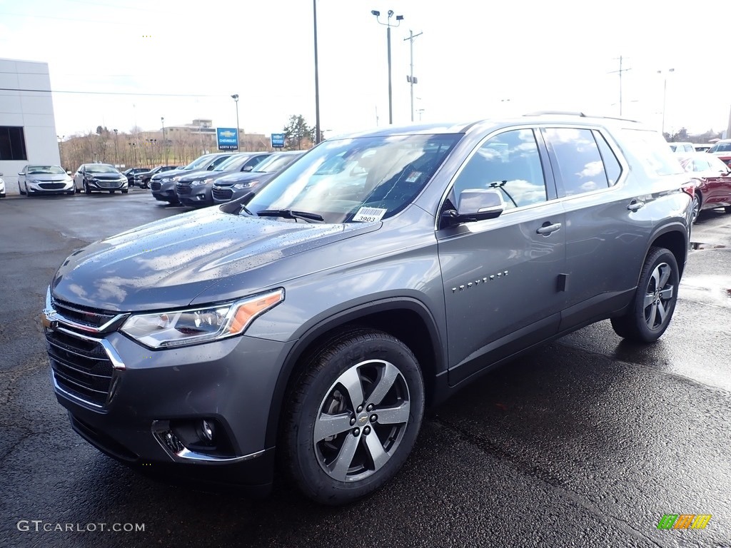 Satin Steel Metallic 2020 Chevrolet Traverse LT AWD Exterior Photo #136244618