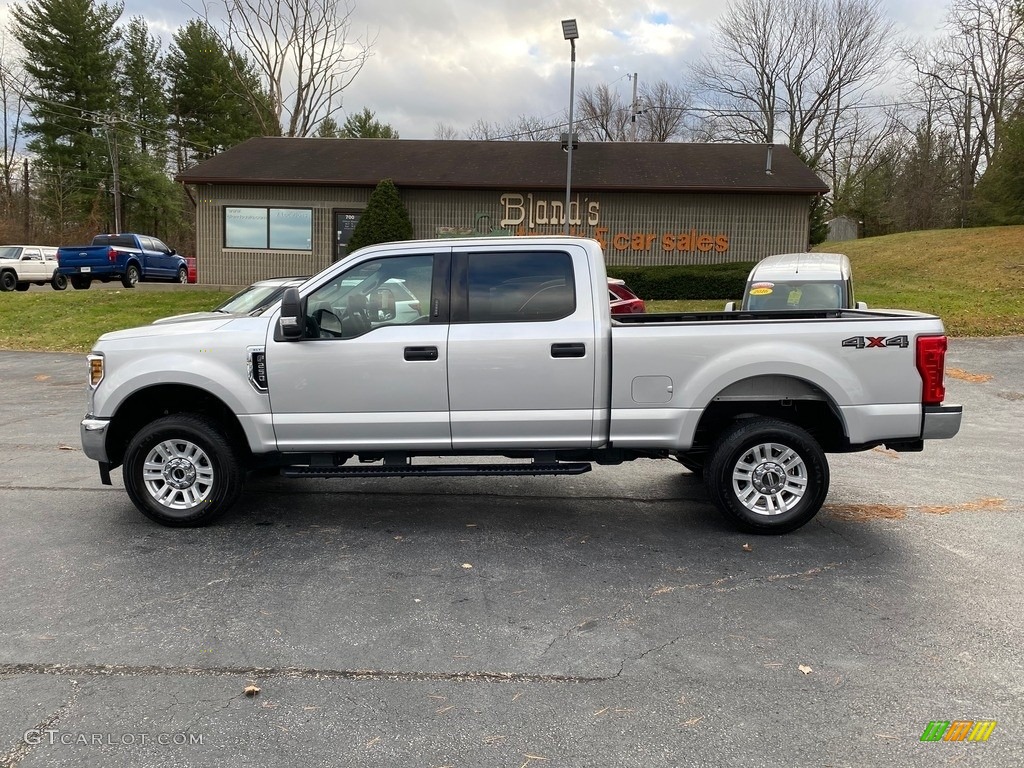 2019 F250 Super Duty XLT Crew Cab 4x4 - Ingot Silver / Earth Gray photo #1