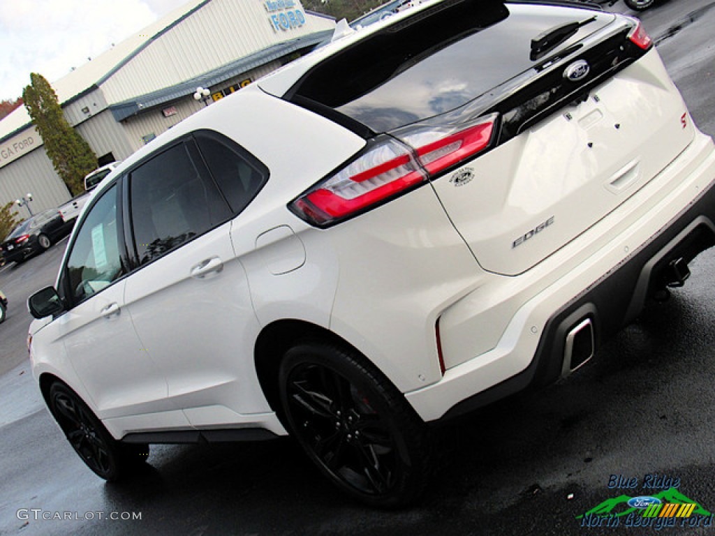 2020 Edge ST AWD - Star White Metallic Tri-Coat / Ebony photo #33