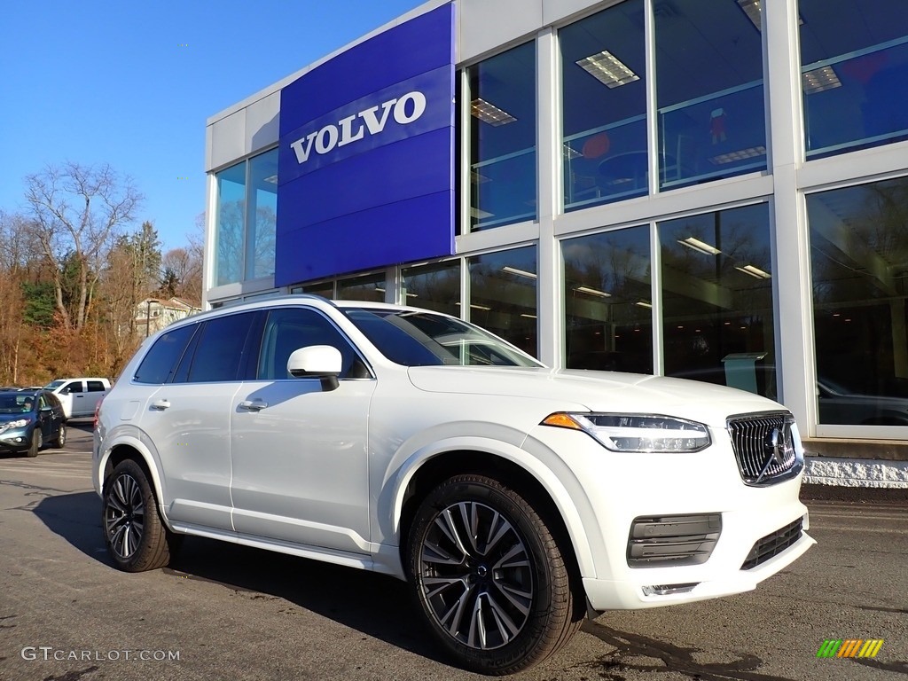 Crystal White Metallic 2020 Volvo XC90 T5 AWD Momentum Exterior Photo #136248700