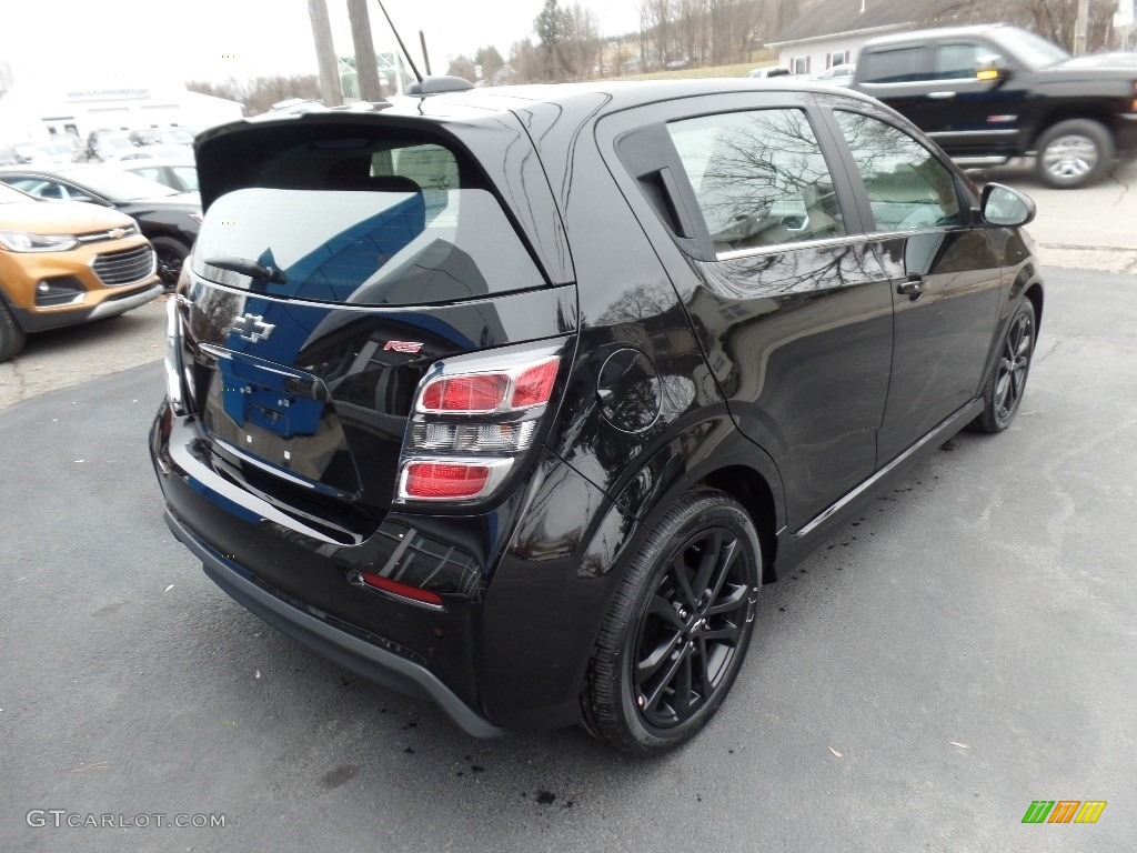 2020 Sonic Premier Hatchback - Mosaic Black Metallic / Jet Black photo #7