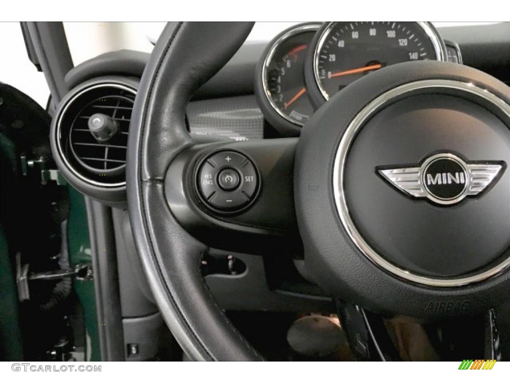 2018 Mini Hardtop Cooper 2 Door Carbon Black Steering Wheel Photo #136252279