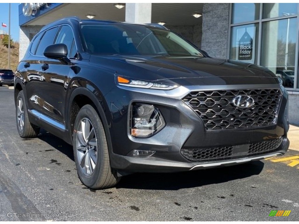 2020 Santa Fe SEL AWD - Portofino Gray / Black photo #1