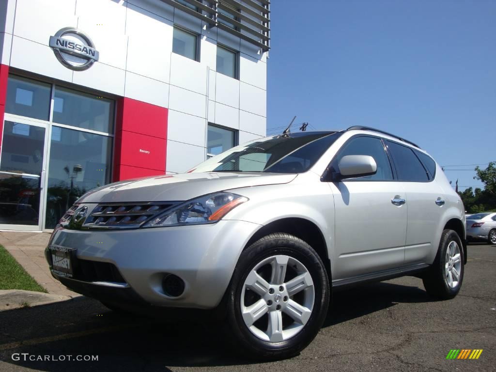 2006 Murano S AWD - Brilliant Silver Metallic / Charcoal photo #3