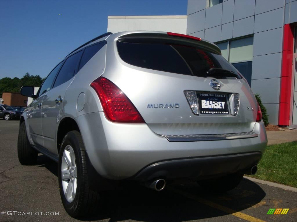 2006 Murano S AWD - Brilliant Silver Metallic / Charcoal photo #6