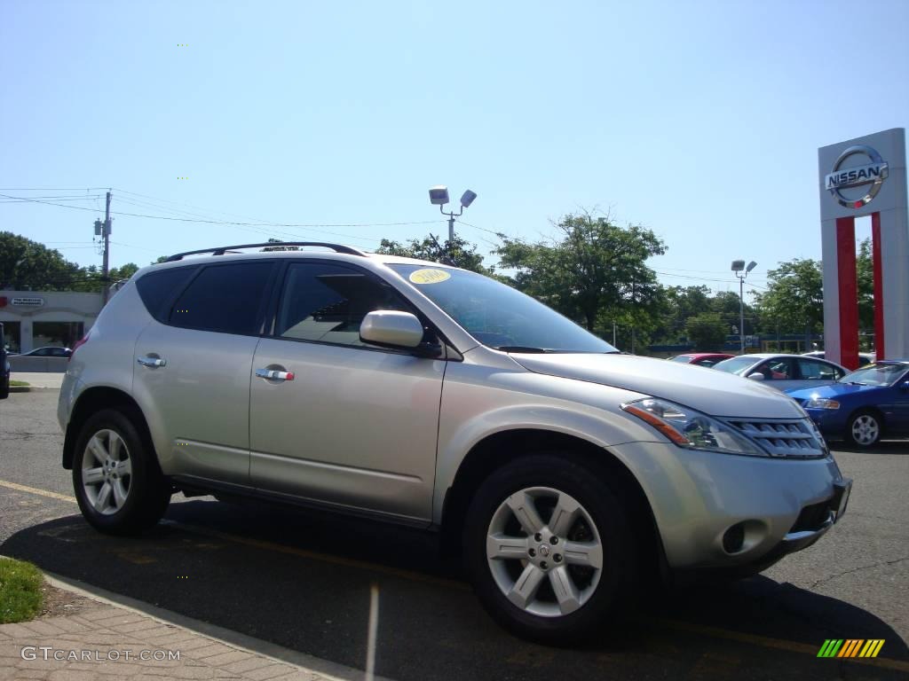 2006 Murano S AWD - Brilliant Silver Metallic / Charcoal photo #11