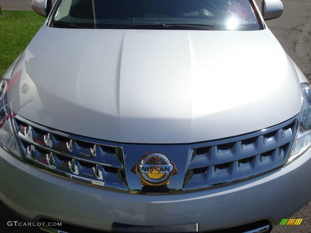 2006 Murano S AWD - Brilliant Silver Metallic / Charcoal photo #13