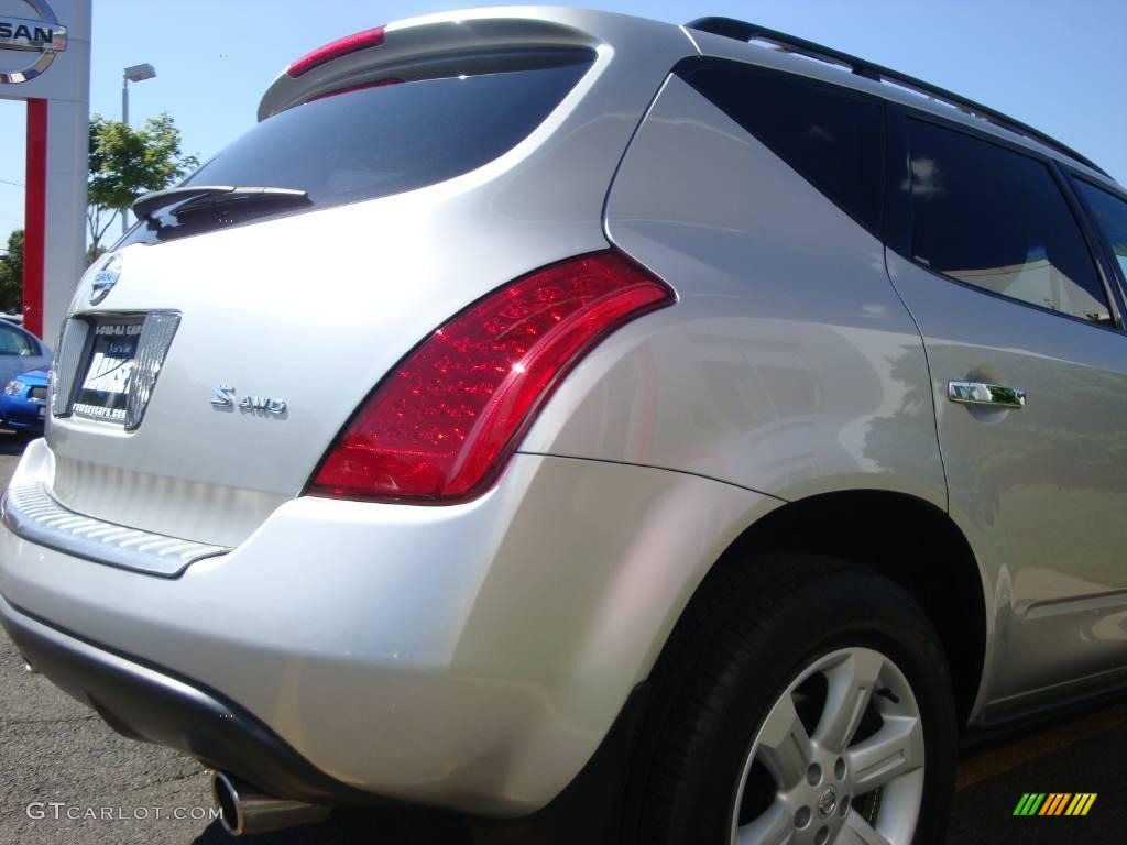 2006 Murano S AWD - Brilliant Silver Metallic / Charcoal photo #18