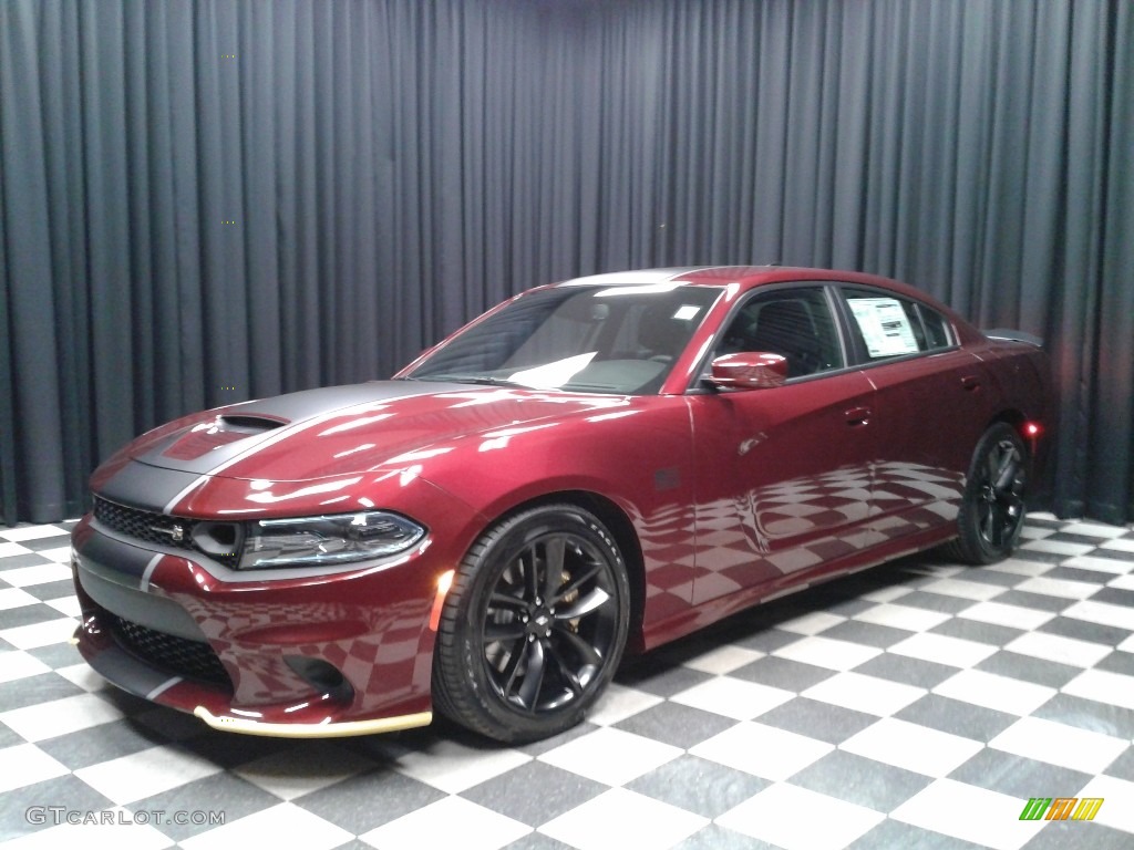Octane Red Pearl 2019 Dodge Charger Scat Pack Stars & Stripes Edition Exterior Photo #136255084