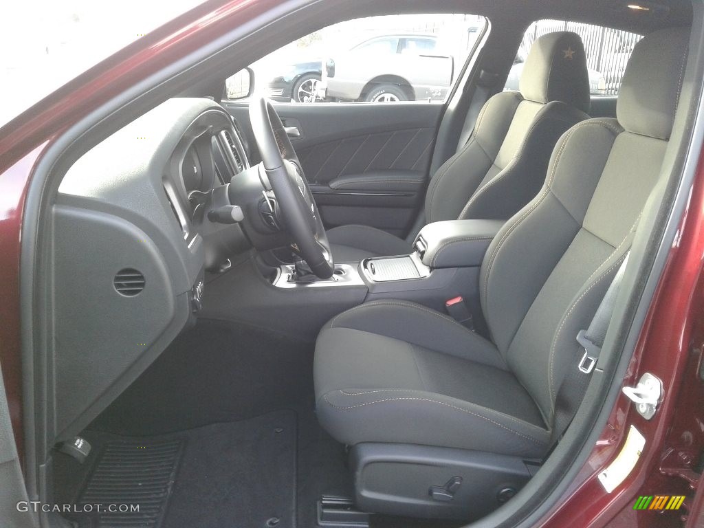 Black Interior 2019 Dodge Charger Scat Pack Stars & Stripes Edition Photo #136255252