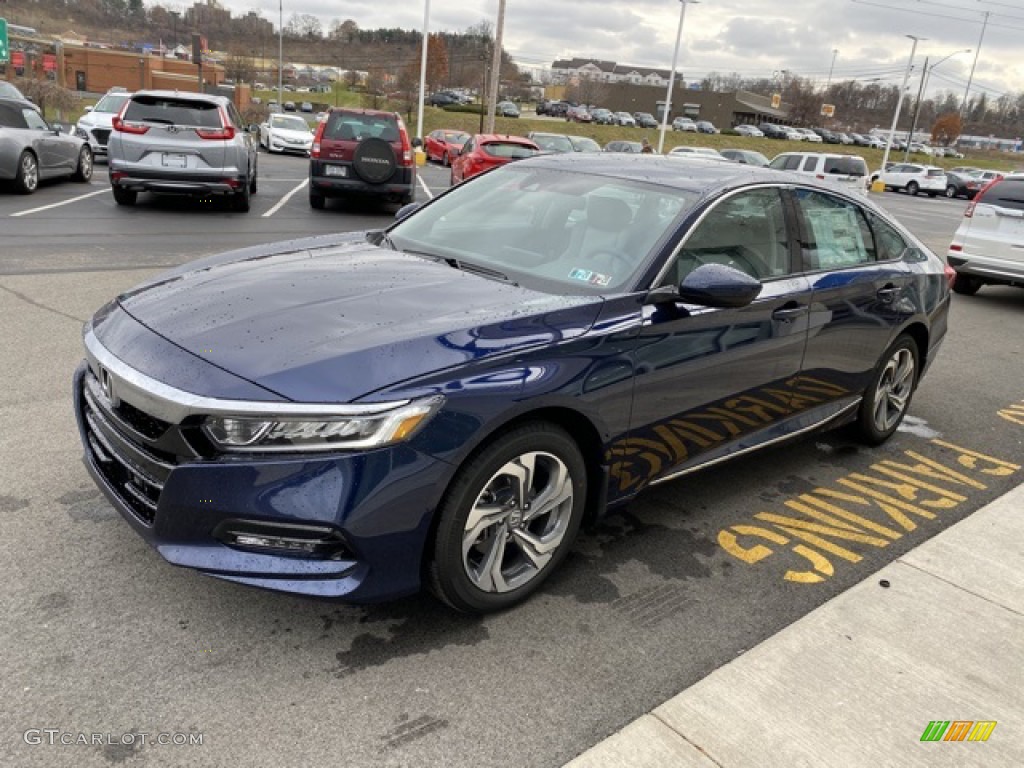 Obsidian Blue Pearl 2020 Honda Accord EX Sedan Exterior Photo #136255588