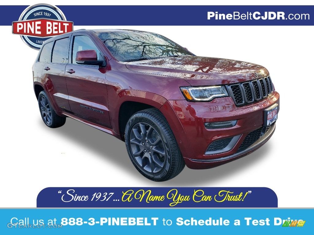 2020 Grand Cherokee High Altitude 4x4 - Velvet Red Pearl / Black photo #1