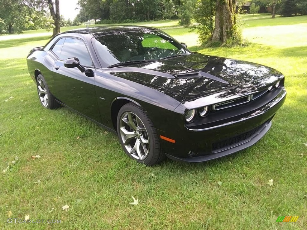 Pitch Black Dodge Challenger