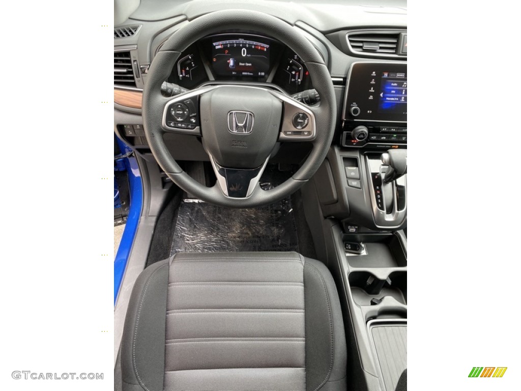 2020 Honda CR-V EX AWD Black Steering Wheel Photo #136256791