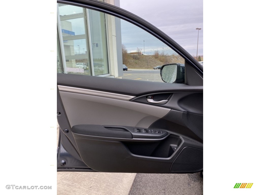 2020 Honda Civic LX Sedan Gray Door Panel Photo #136257193