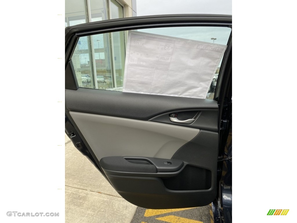 2020 Honda Civic LX Sedan Gray Door Panel Photo #136257226