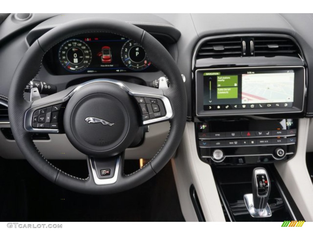 2020 Jaguar F-PACE SVR Ebony Dashboard Photo #136258562
