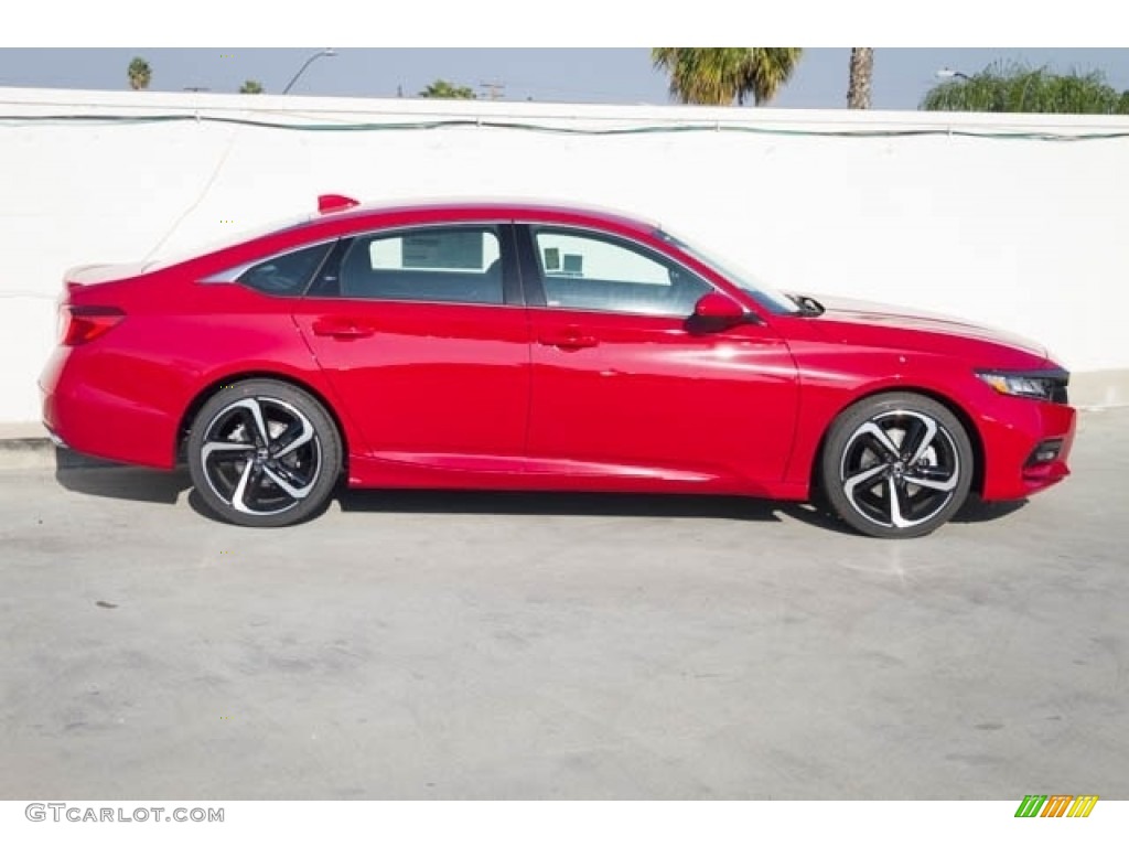Radiant Red Metallic 2020 Honda Accord Sport Sedan Exterior Photo #136263311