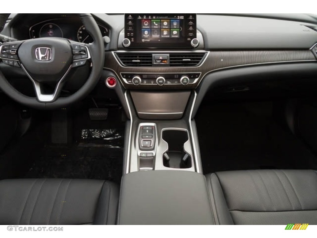 2020 Honda Accord Touring Sedan Black Dashboard Photo #136265084
