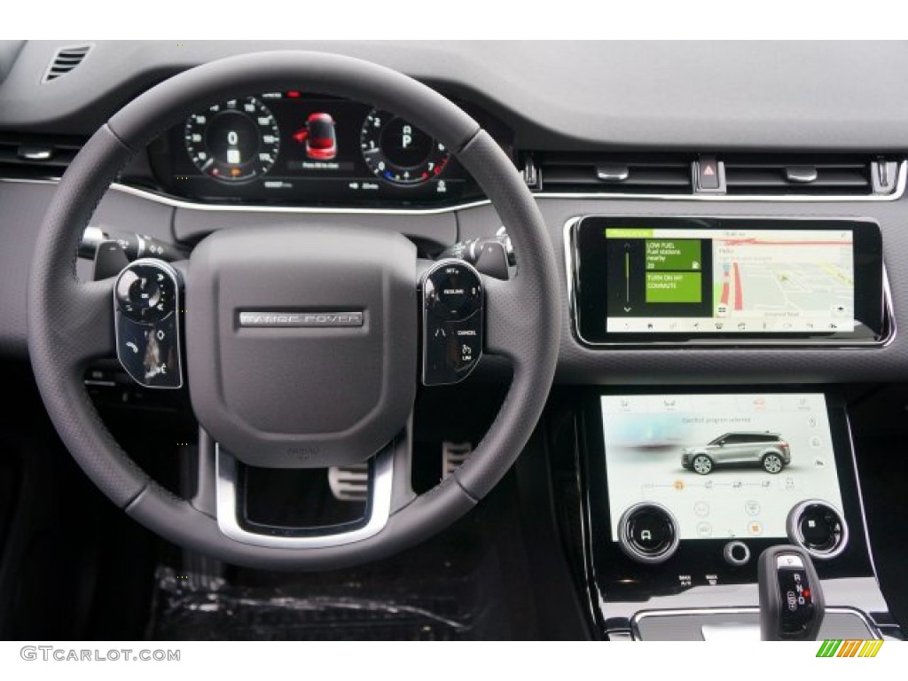 2020 Land Rover Range Rover Evoque S R-Dynamic Ebony Dashboard Photo #136265363