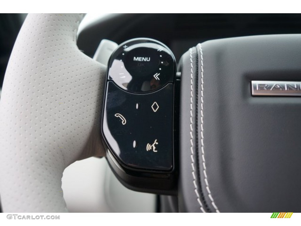 2020 Land Rover Range Rover Sport SVR Cirrus/Ebony Steering Wheel Photo #136266518