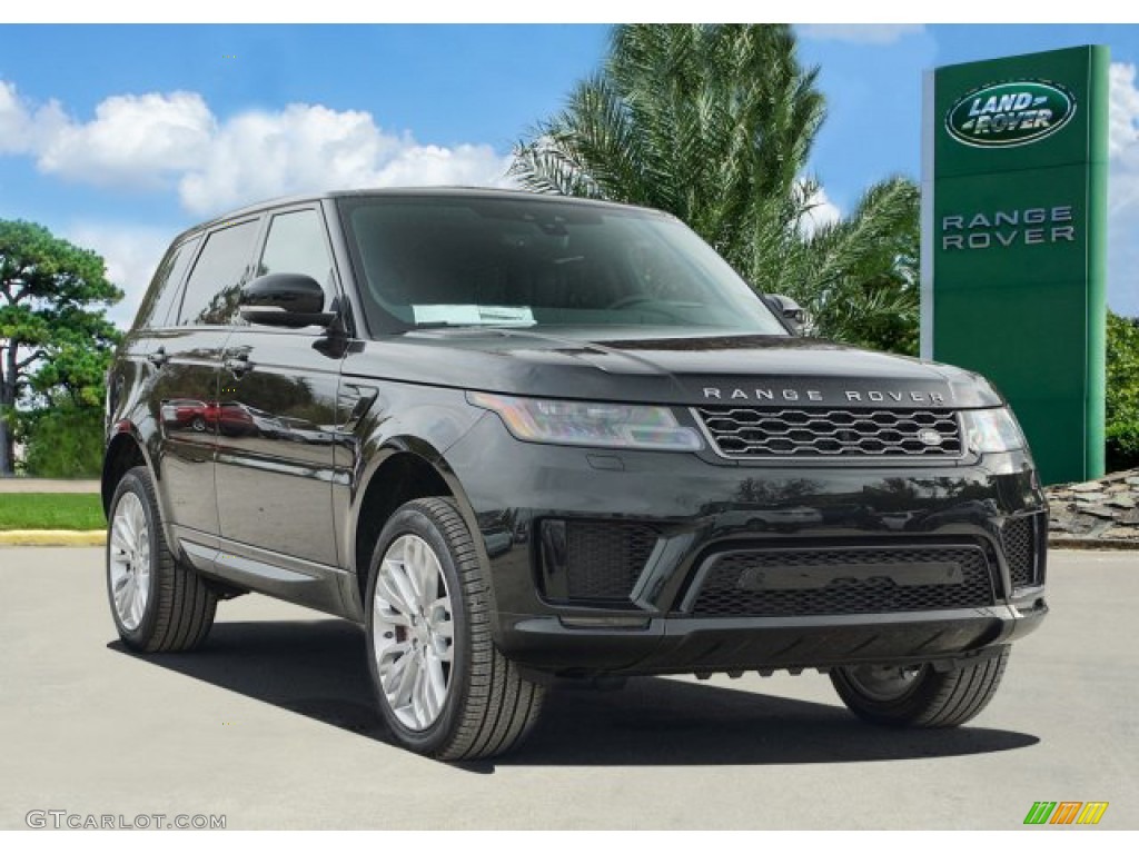 2020 Range Rover Sport HSE Dynamic - Santorini Black Metallic / Ebony/Ebony photo #2