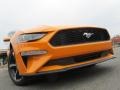 2018 Orange Fury Ford Mustang EcoBoost Fastback  photo #1