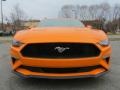 2018 Orange Fury Ford Mustang EcoBoost Fastback  photo #4