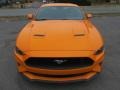 2018 Orange Fury Ford Mustang EcoBoost Fastback  photo #5