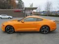 2018 Orange Fury Ford Mustang EcoBoost Fastback  photo #7