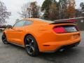 2018 Orange Fury Ford Mustang EcoBoost Fastback  photo #8