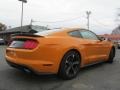 2018 Orange Fury Ford Mustang EcoBoost Fastback  photo #10