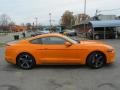2018 Orange Fury Ford Mustang EcoBoost Fastback  photo #11