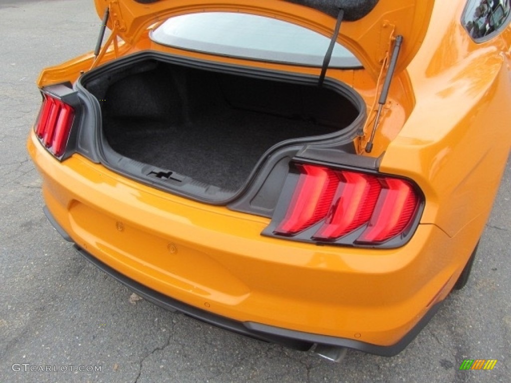 2018 Mustang EcoBoost Fastback - Orange Fury / Ebony photo #20