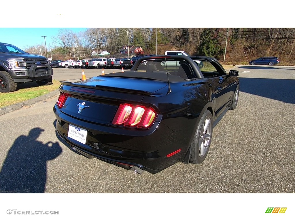 2015 Mustang V6 Convertible - Black / Ebony photo #7