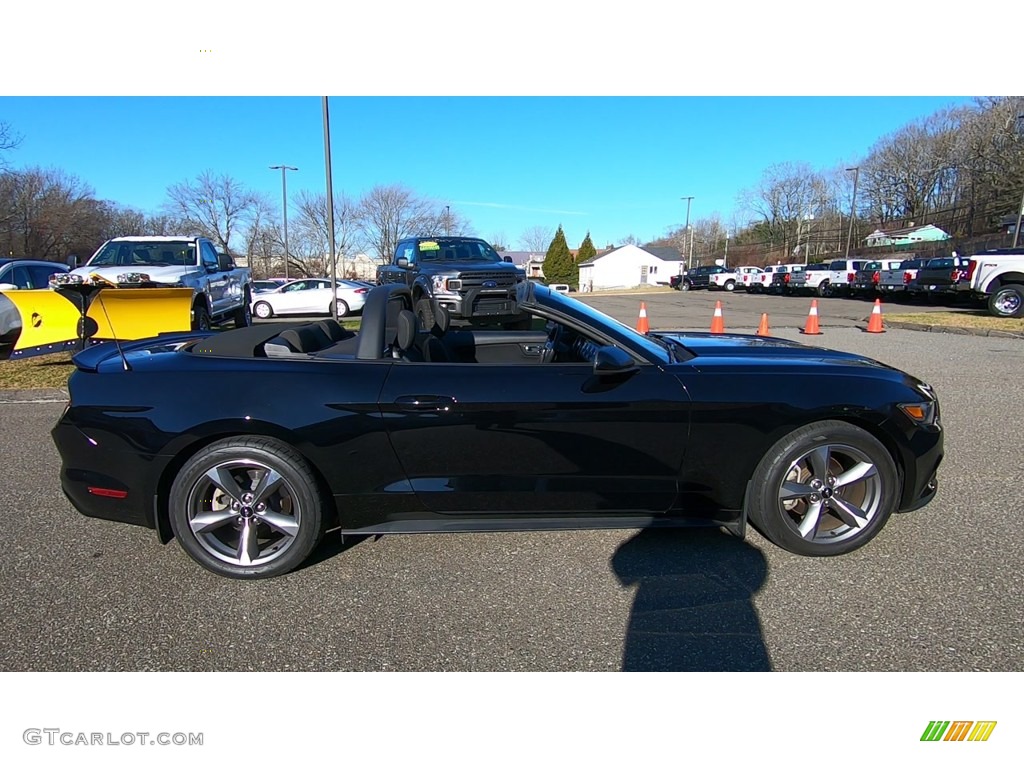 2015 Mustang V6 Convertible - Black / Ebony photo #8