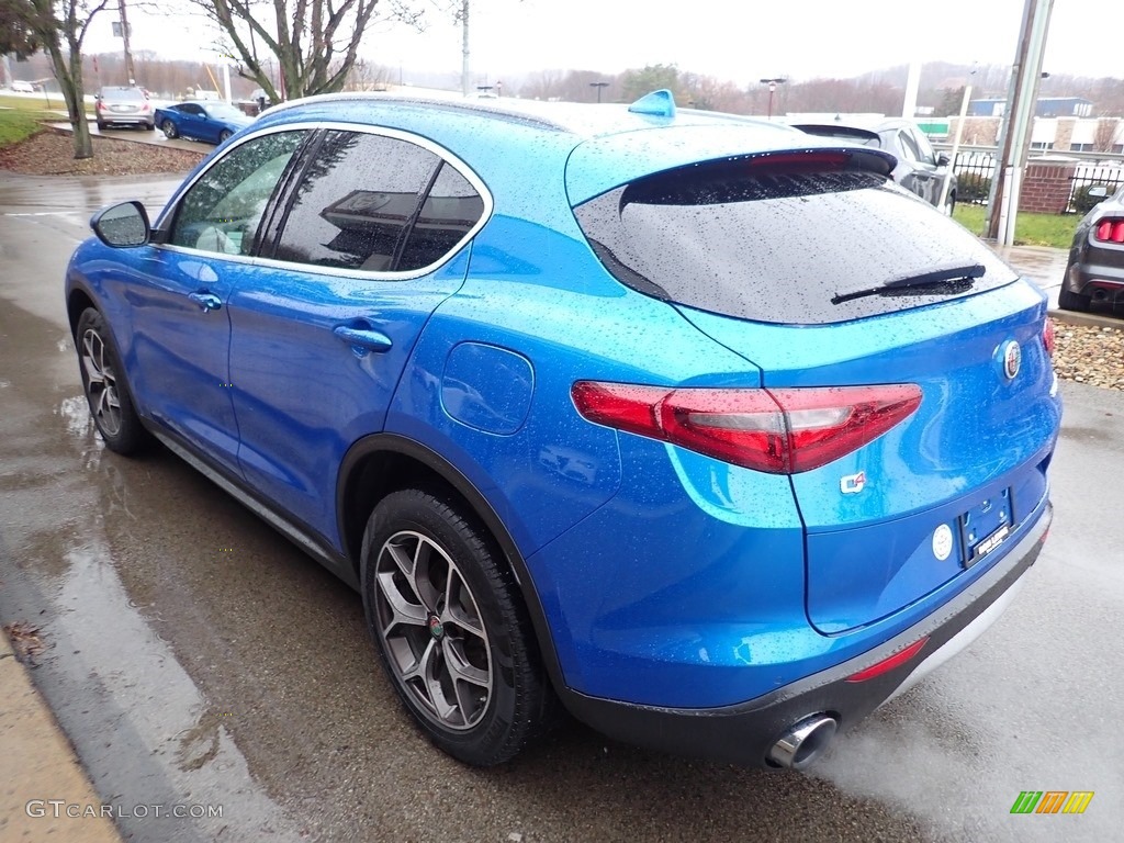 2019 Stelvio Ti AWD - Misano Blue Metallic / Black photo #7