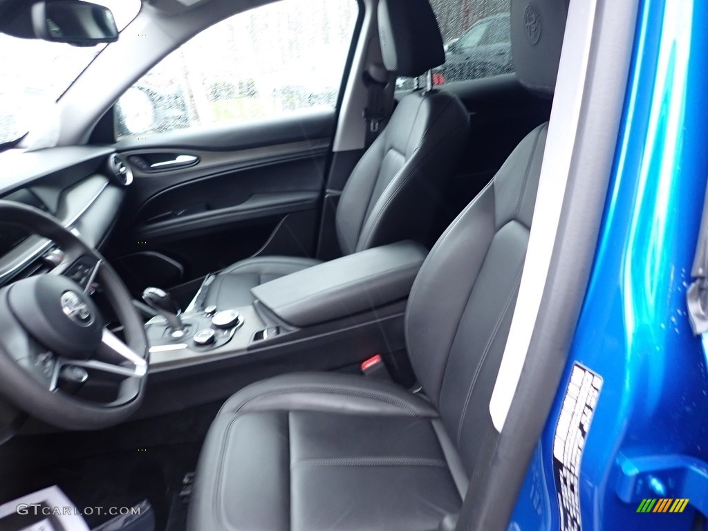 2019 Stelvio Ti AWD - Misano Blue Metallic / Black photo #13