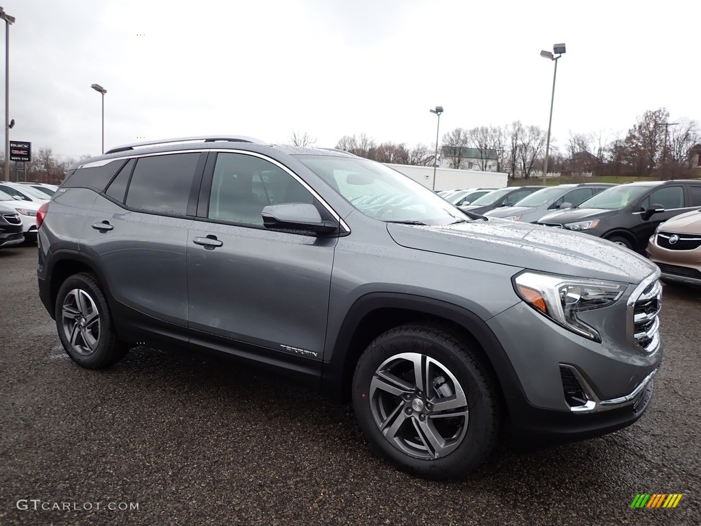Satin Steel Metallic 2020 GMC Terrain SLT AWD Exterior Photo #136272419