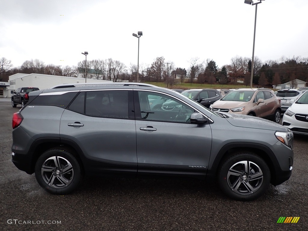 Satin Steel Metallic 2020 GMC Terrain SLT AWD Exterior Photo #136272446