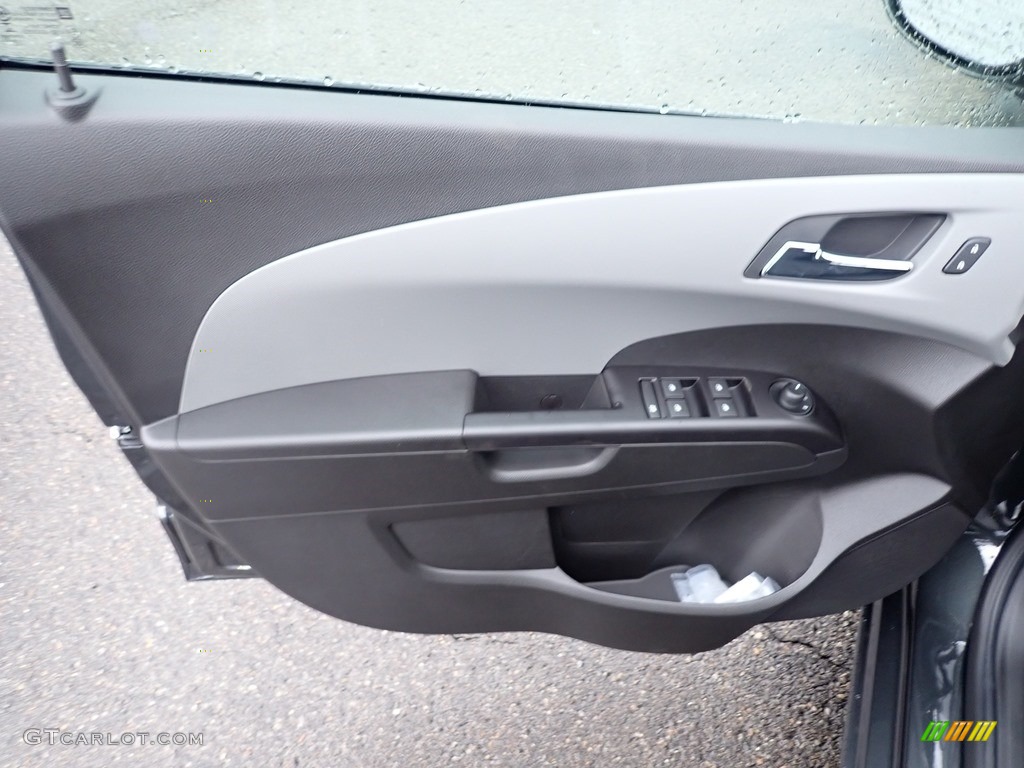 2020 Chevrolet Sonic LT Sedan Jet Black/Dark Titanium Door Panel Photo #136272449