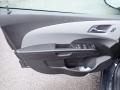 Jet Black/Dark Titanium 2020 Chevrolet Sonic LT Sedan Door Panel