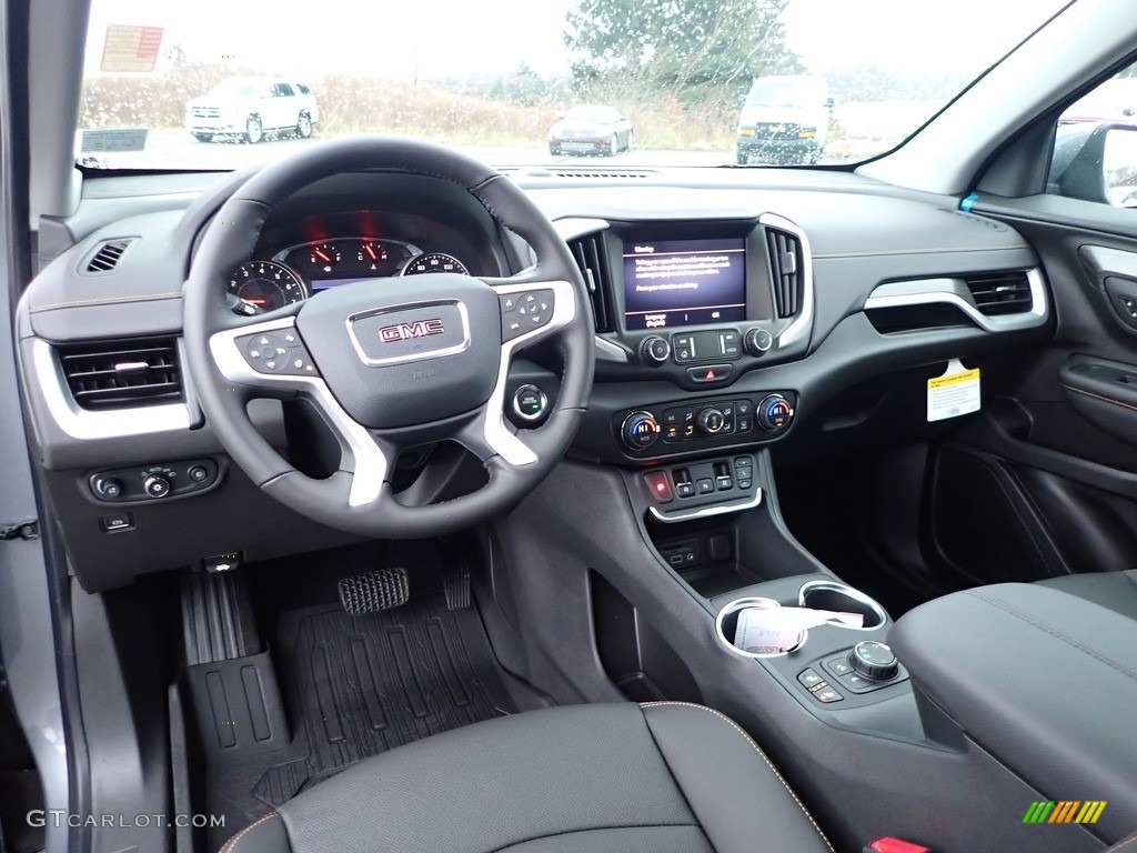 Jet Black Interior 2020 GMC Terrain SLT AWD Photo #136272773
