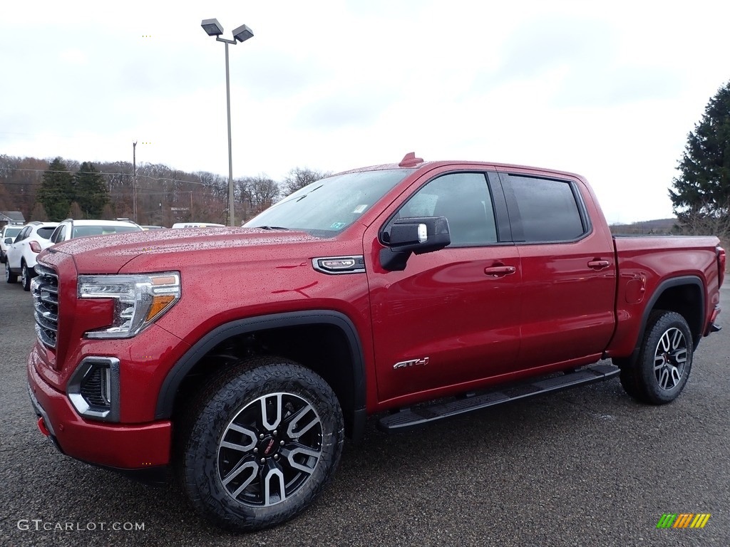 Red Quartz Tintcoat 2020 GMC Sierra 1500 AT4 Crew Cab 4WD Exterior Photo #136273514