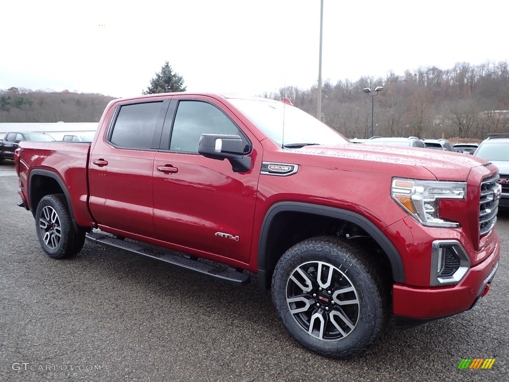 Red Quartz Tintcoat 2020 GMC Sierra 1500 AT4 Crew Cab 4WD Exterior Photo #136273580