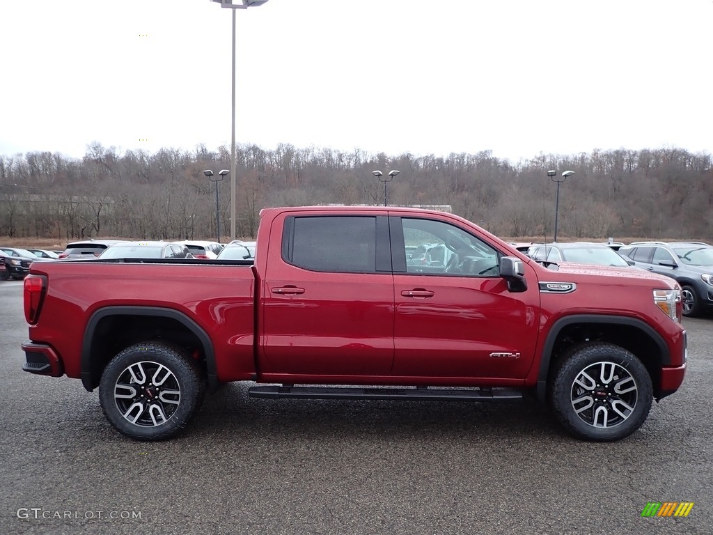 Red Quartz Tintcoat 2020 GMC Sierra 1500 AT4 Crew Cab 4WD Exterior Photo #136273610
