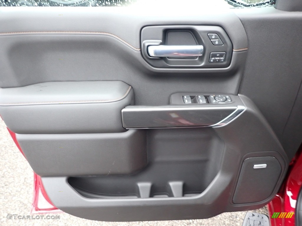 2020 GMC Sierra 1500 AT4 Crew Cab 4WD Jet Black Door Panel Photo #136273967