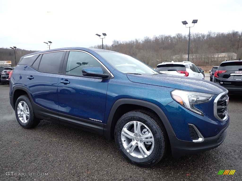 Blue Emerald Metallic 2020 GMC Terrain SLE AWD Exterior Photo #136274183