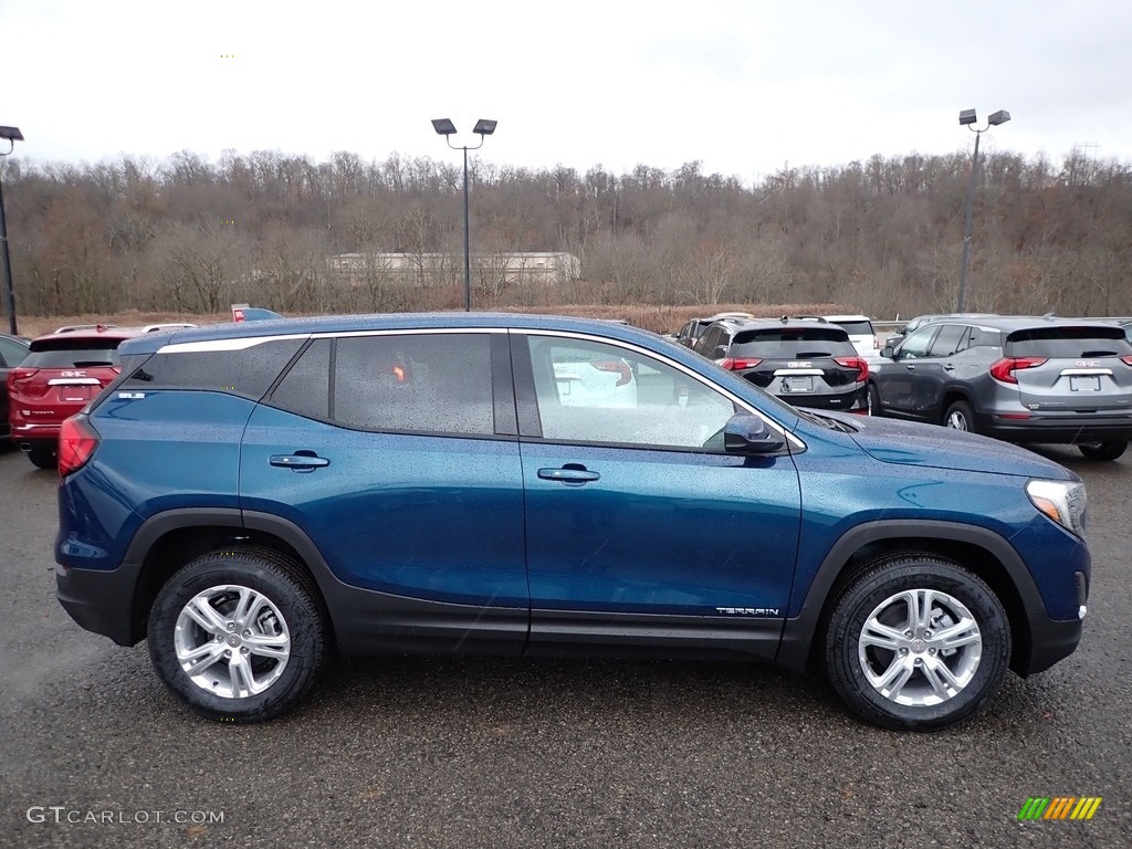 Blue Emerald Metallic 2020 GMC Terrain SLE AWD Exterior Photo #136274216